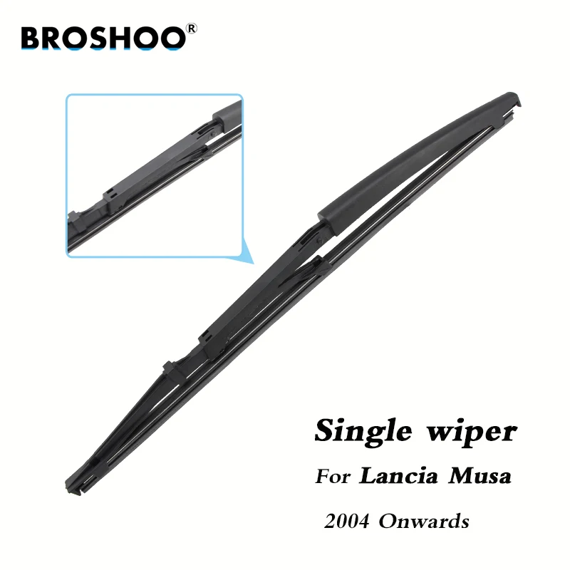 BROSHOO Car Rear Wiper Blades Back Windscreen Wiper Arm For Lancia Musa Hatchback (2004 Onwards) 335mm,Auto Accessories Styling