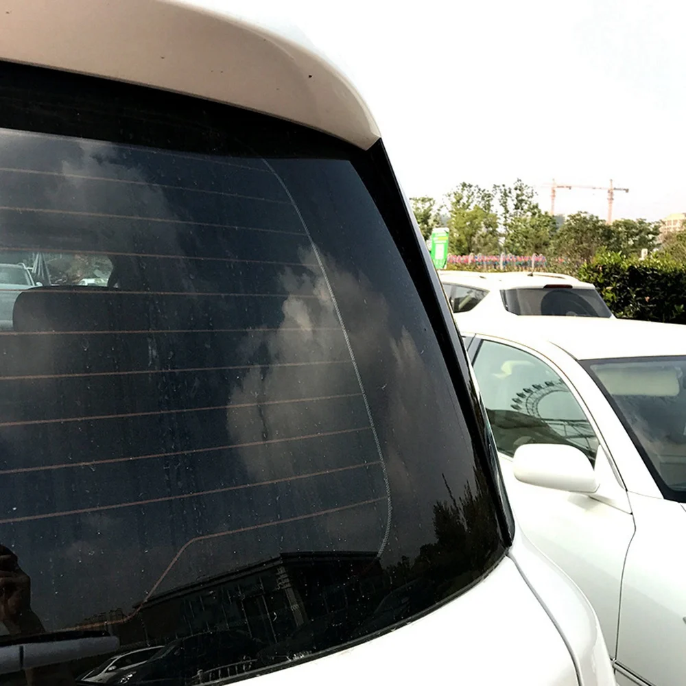 

Efficientt-ABS вертикальный боковой спойлер на заднее окно для Nissan Patrol Y62 2010 2011 + задняя тройная накладка на крышку