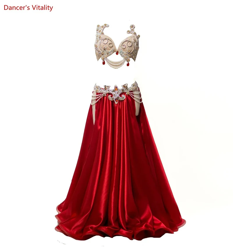 New Sexy Luxury Women Bellydance Suit Oriental Suit Show Stage Belly Dance Wear Skirt Customized Free