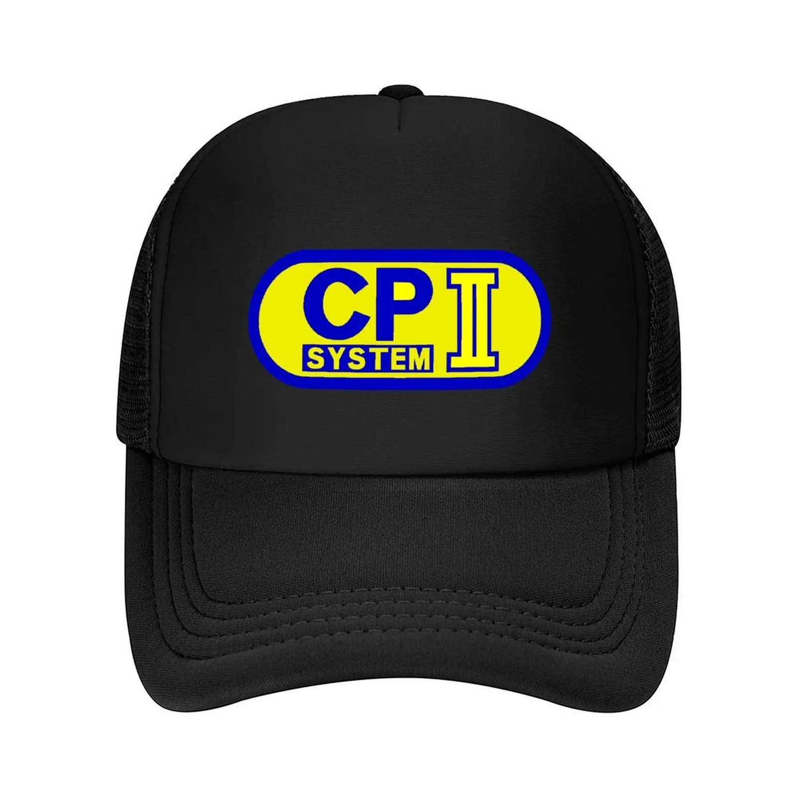 

Capcom CPS II System 2 Logo Baseball Cap Big Size Hat Designer Hat Luxury Brand Custom Cap Boy Child Women's