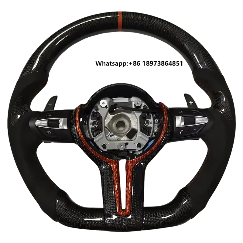 

Sport Carbon Fiber Steering Wheel Sport Interior Steering Wheel for E87 E83 E90 E91 E92 E84 E84 E70 E71