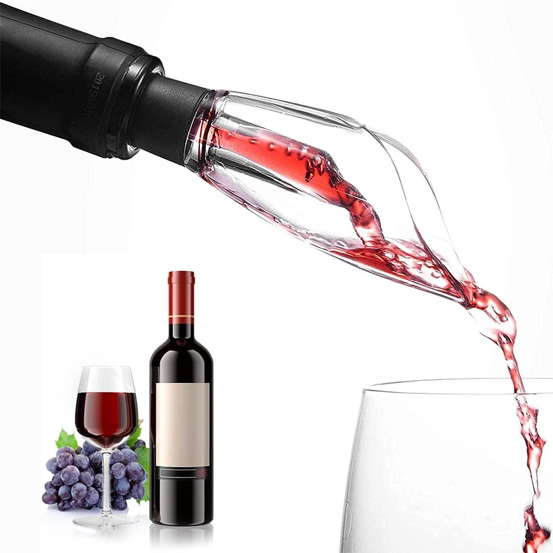 New Magic Wine Aerator Pourer Premium Aerating Pourer Red Wine Decanter Cap Spout Stopper Bottle Mouth Dispenser Decanter Spout