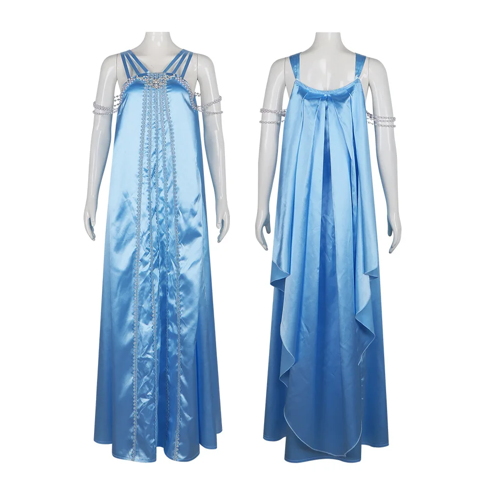 

Adult Amidala Cosplay Costume Amidala Blue Dress Cosplay Halloween 2D Costume