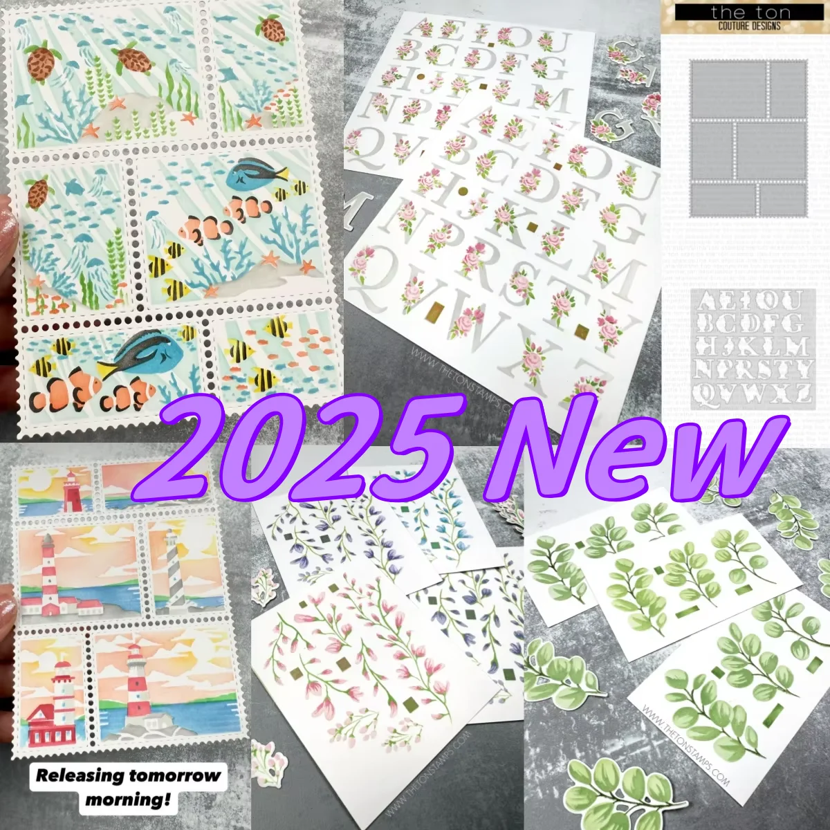 

Alpha Lighthouse Floral Postage Sea EUcalyptus Layering Stencil Metal Cutting Dies For DIY Making Card Scrapbook Embossed