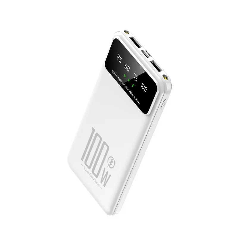 100W 20000mAh Power Bank Super Fast Charging Battery High Capacity Digital Display PowerBank