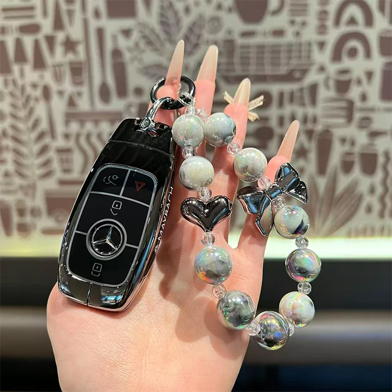 حافظة مفاتيح السيارة من البولي يوريثان الحراري لسيارة Mercedes Benz W213 W205 W176 W177 W211 W212 W210 W222 Class A Maybach A B C E S R GLS #4