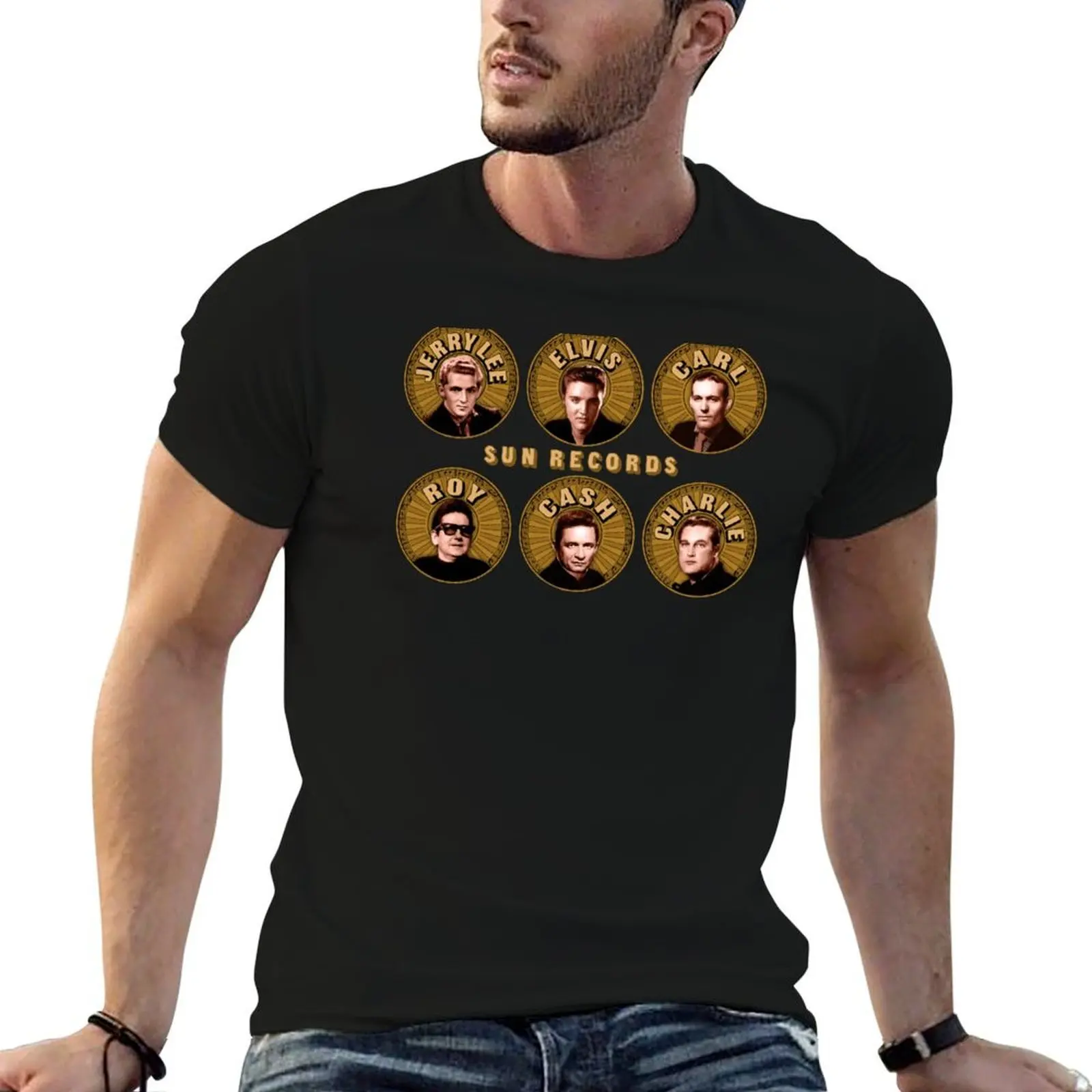 Sun Records T-Shirt boys animal print tshirts personalised mens plain t shirts