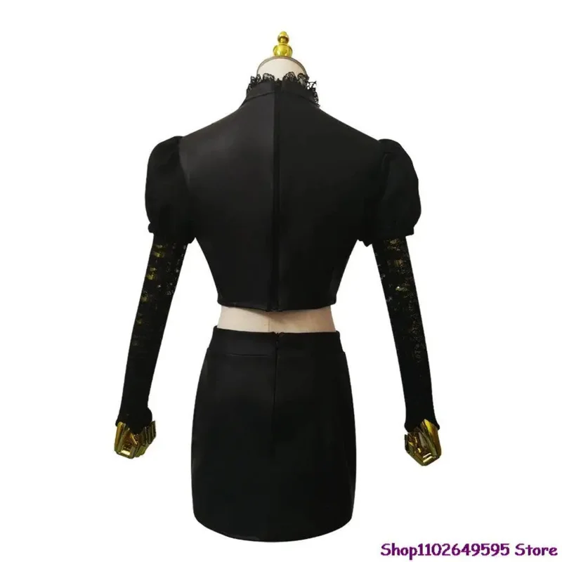 2025 Nowa Gra LOL Ahri KDA Najgorętszy Strój Cosplay Peruka Uszy Anime Dziewięcioogoniasty Lis Seksowny Kostium Kobiety Halloween Czarny ☆ ★ ee ☆ ★