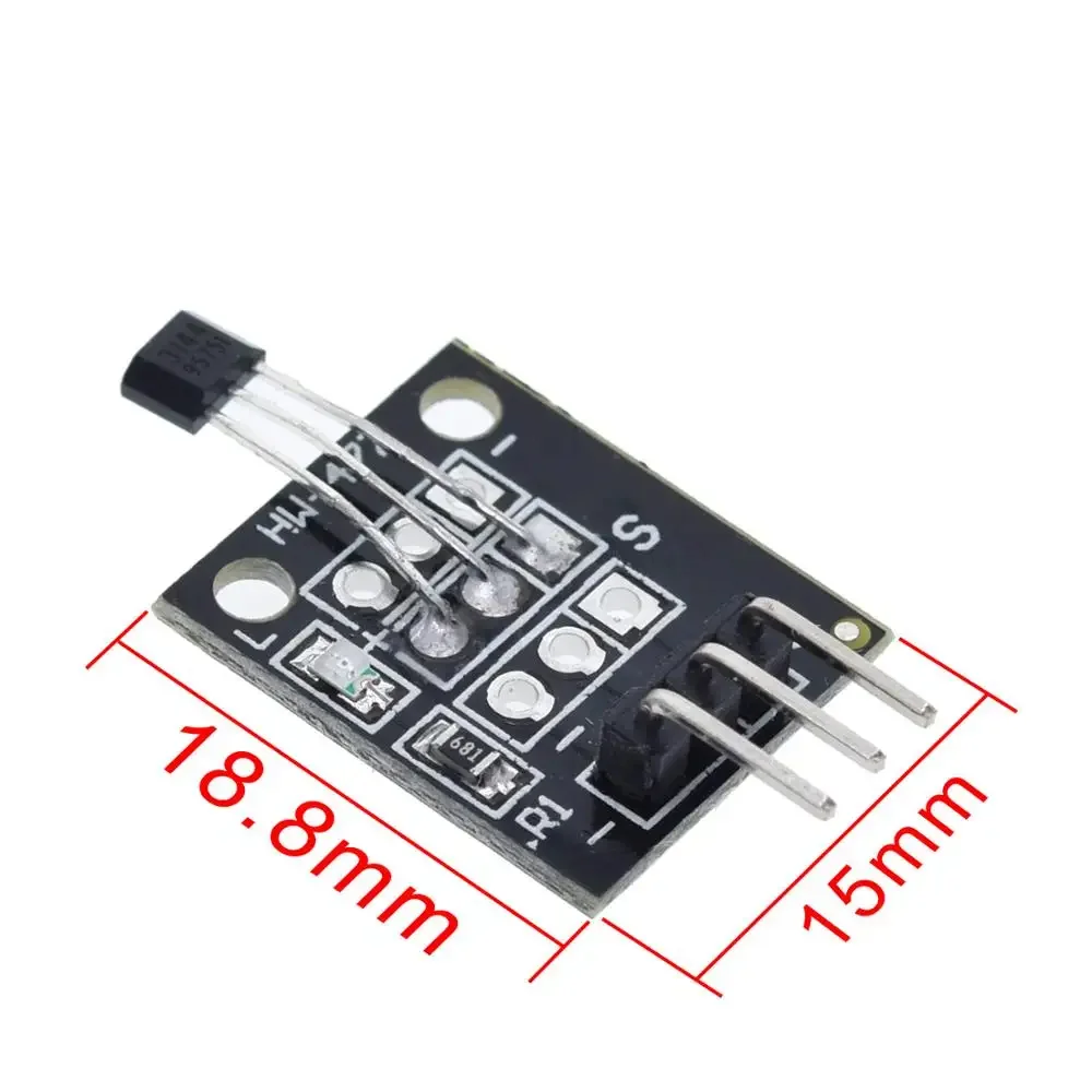 1/3PCS Hall Magnetic Sensor Module KY-003 Intelligent Adjustable, Durable, Precise, Stable, Waterproof