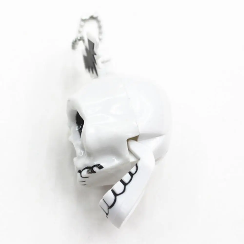 Unique Skull Accessory Halloween Skeleton Keychain Multi-jointed Skeleton Keychain Pendant with Lanyard Skull Bag for Handbags