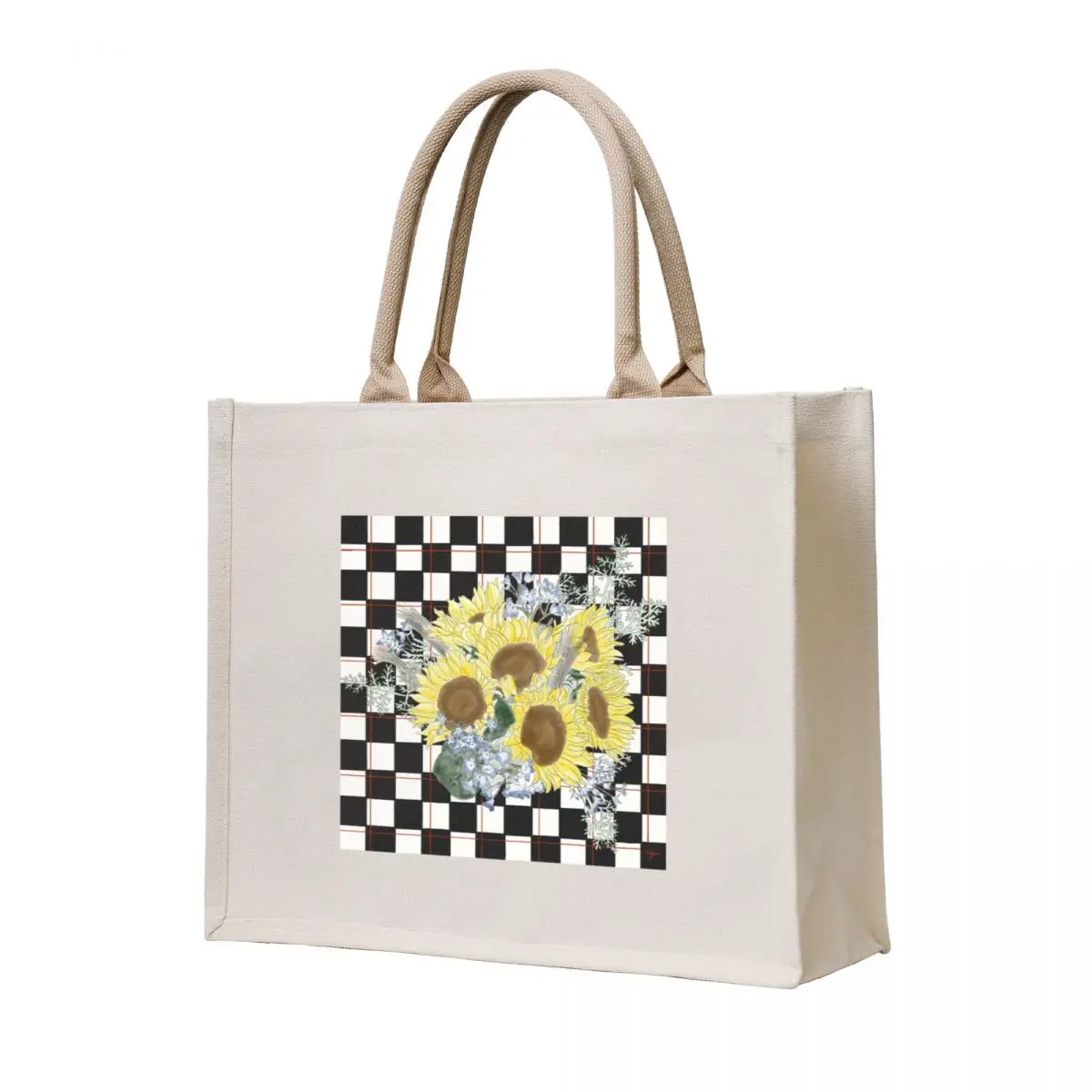 

Sunflower Picnic Tote Bag shopper bag woman reusable shopping bag canvas shopping