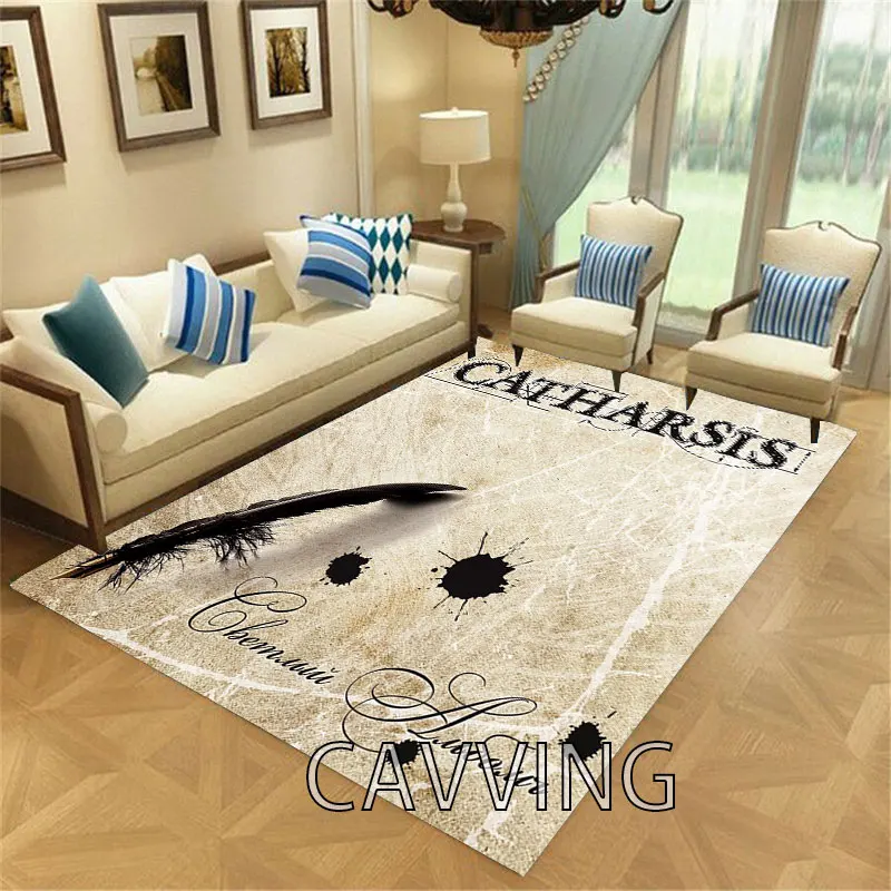 CATHARSIS Rock  3D Print Carpets Flannel  Rugs Anti-slip Large Rug Carpet  Home Decoration for Living Room Bedroom