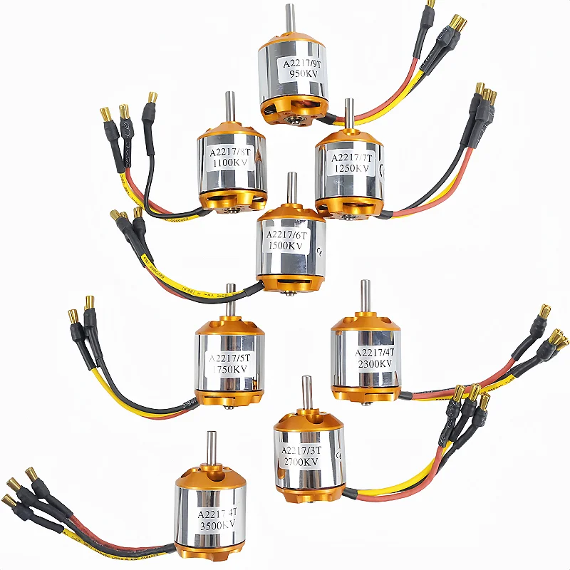 XXD2217 Series 950KV/1250KV/1500KV/2300KV/1700KV Brushless Motors Are Used for Multi Axis, Fixed Wing, and Multi Rotor Aircraft