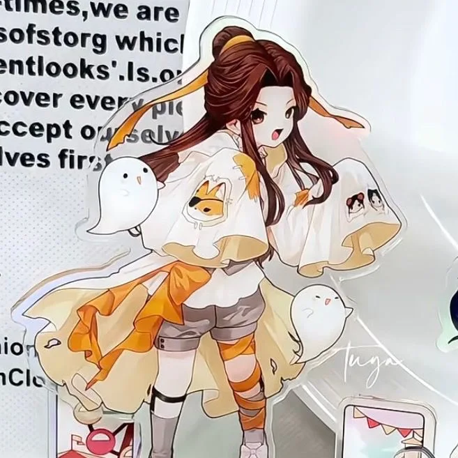 بركات Tianguan المحيطة لمدينة زهرة شيه ليان لوحة أكريليك محلية الصنع لتزيين سطح المكتب هدية وادي المروحة