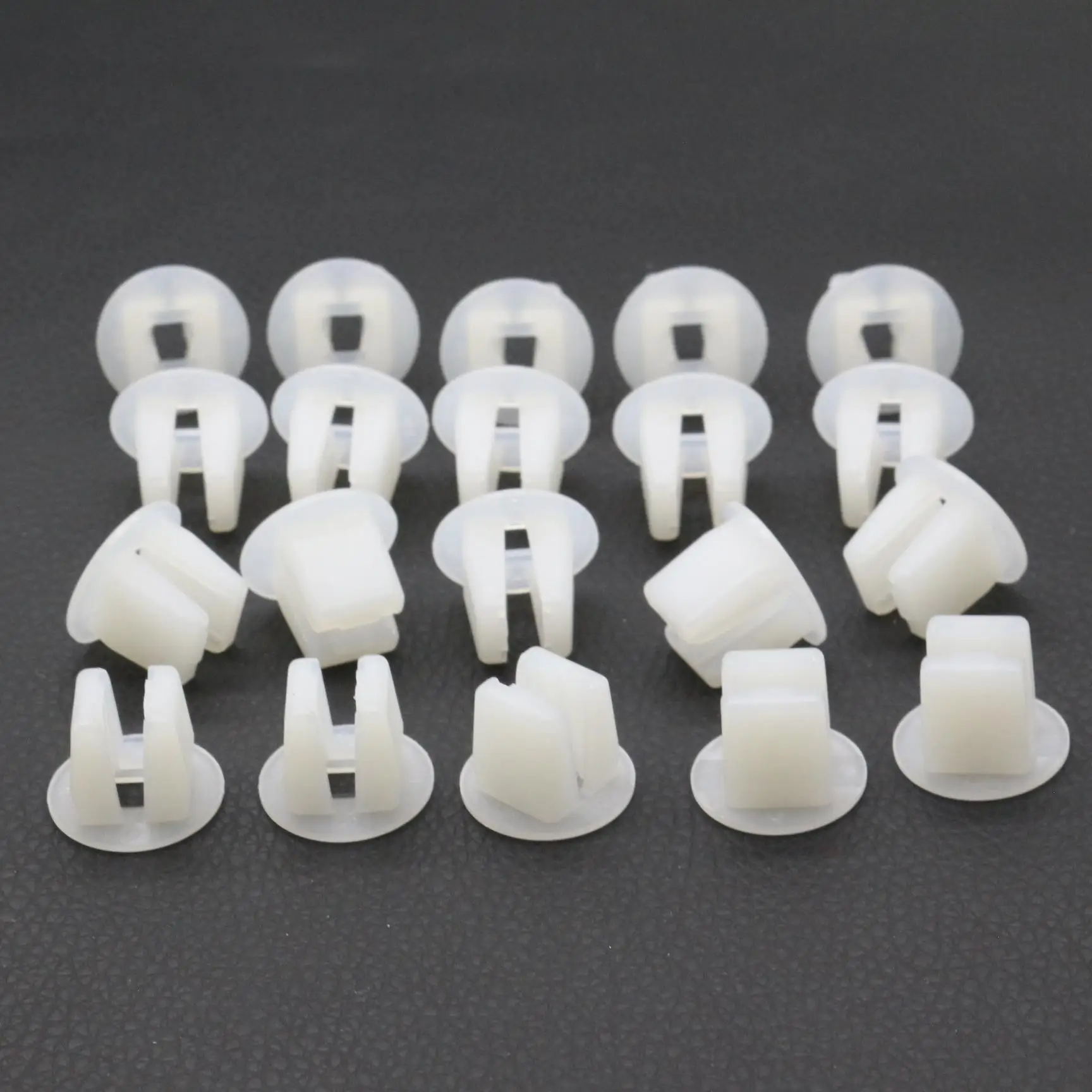 

20 Pcs Front Door Trim Fastener Screw Grommets for Nissan Altima Maxima Juke Rogue 01281-00111 Nylon White Locknut 1995-2016