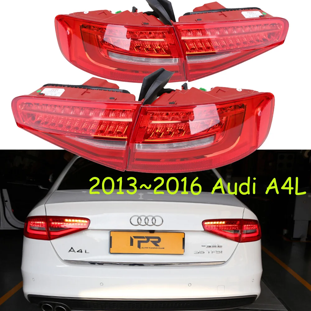 

1pcs Sedan car bumper tail light for Audi A4L taillight LED Reflector 2013~2016y car accessories Taillamp for Audi A4L fog lamp