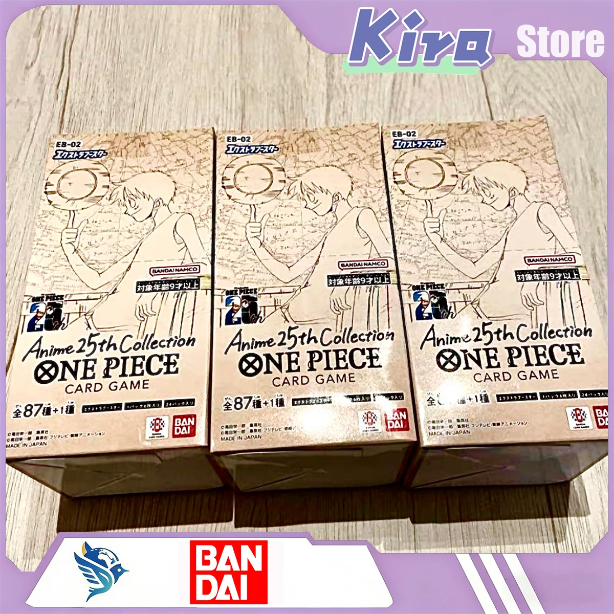 

BANDAI One Piece EBC02 Simplified Chinese Version Anime 25th Collection Special Booster Pack Whole Box Boys Surprise Gift