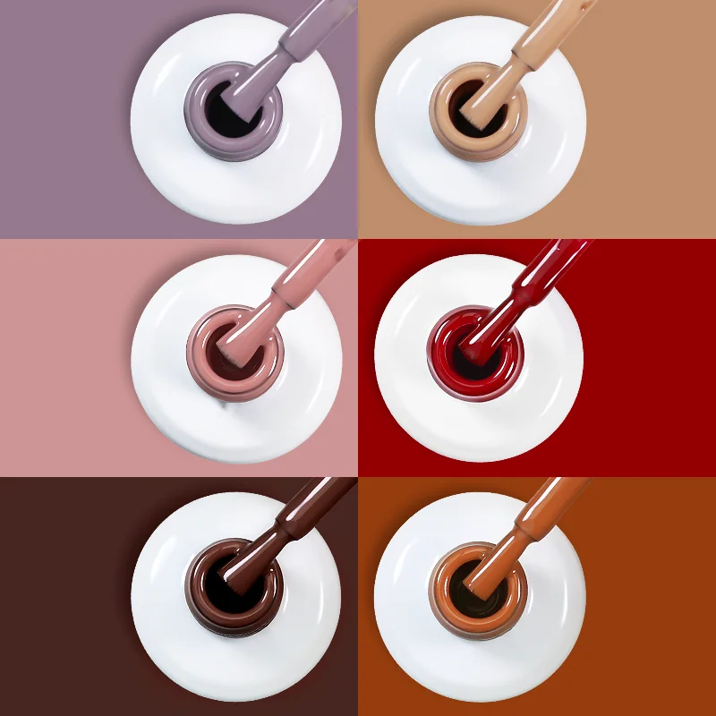 Arte Clavo 8 Pz/set Set di Smalti Gel 15ml Colorato Semi Permanente Per Vernice per Manicure Soak Off UV LED Kit di Gel per Nail Art