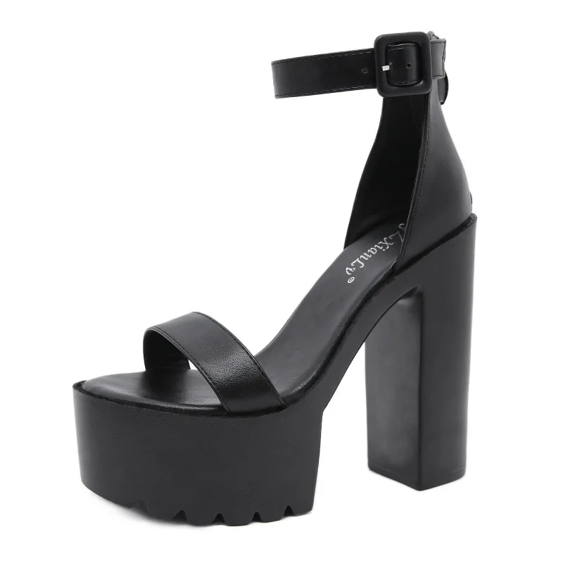

Women's Hollow Cross-strap Open-toe High Heel Sandals Thick Heel Platform Non-Slip Sexy Party Nightclub Fashion Comfort Sandals