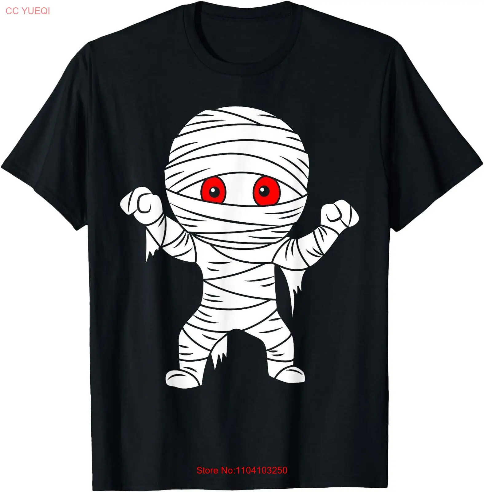 تي شيرت سهل للهالوين تي شيرت ملفوف للوجه للرجال #1