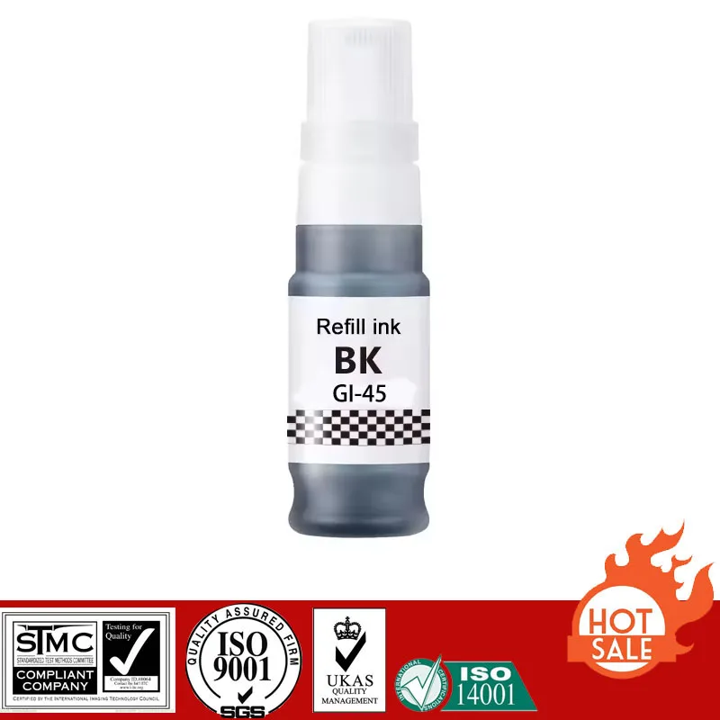 Compatible Refill Pigment Ink For GI-45 GI45, For Canon MAXIFY GX1040/GX2040 Printer