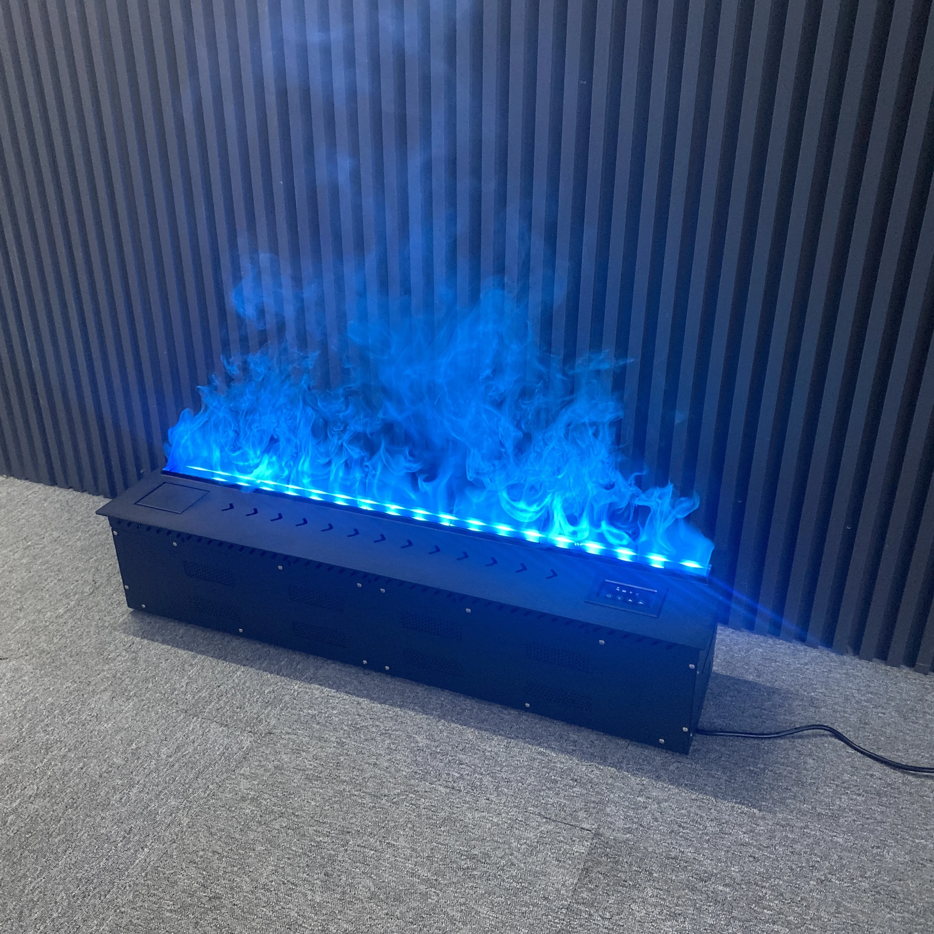 Cheminée électrique avec flamme de document, poêle simulé, décoration de salon, tendance, cheminée à vapeur électrique, 100cm