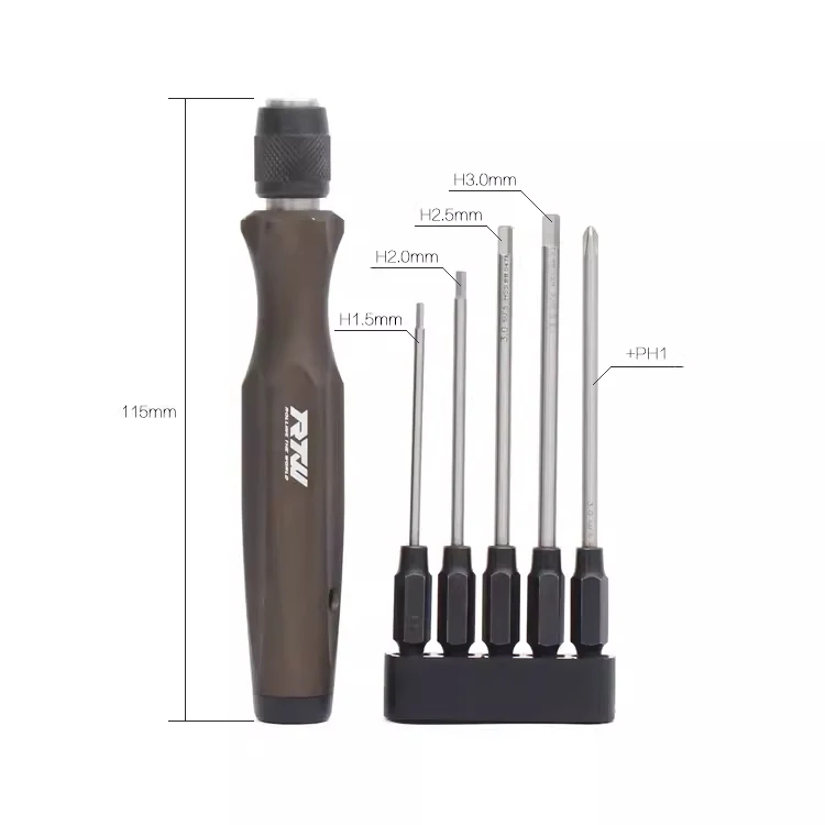 Hexagon Screwdriver Kit - H1.5/H2.0/H2.5/H3.0/+PH1