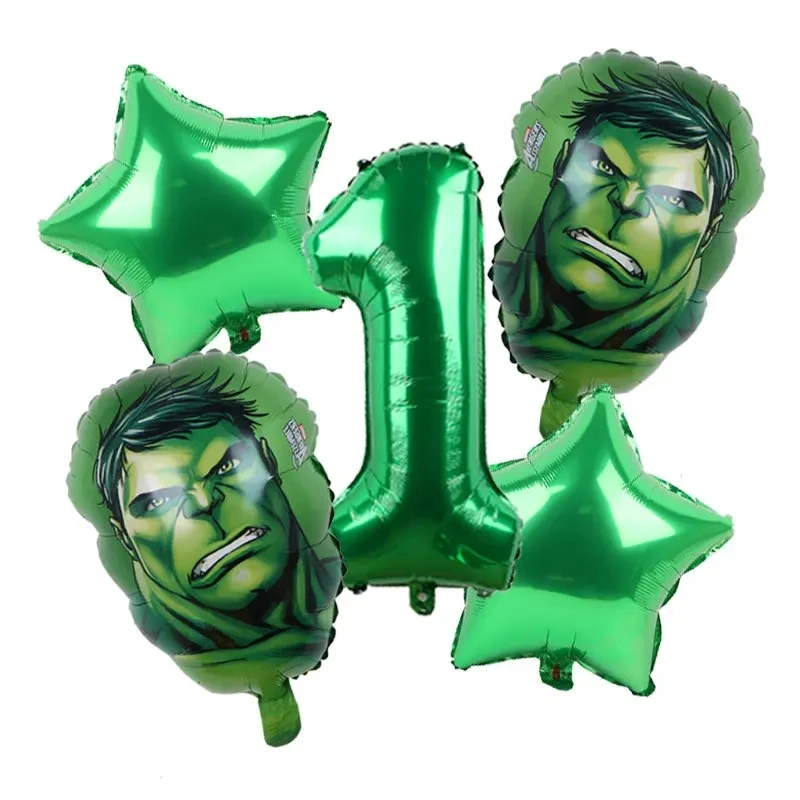 Marvel superhero new The Avengers theme Hulk balloon set