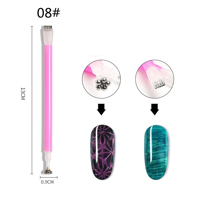 Cat\'s Eye Strong Magnetic Magnet Stick Pen Nail UV Gel Polish Multi-Function Nail art Decoration Accessories Makeup Tool