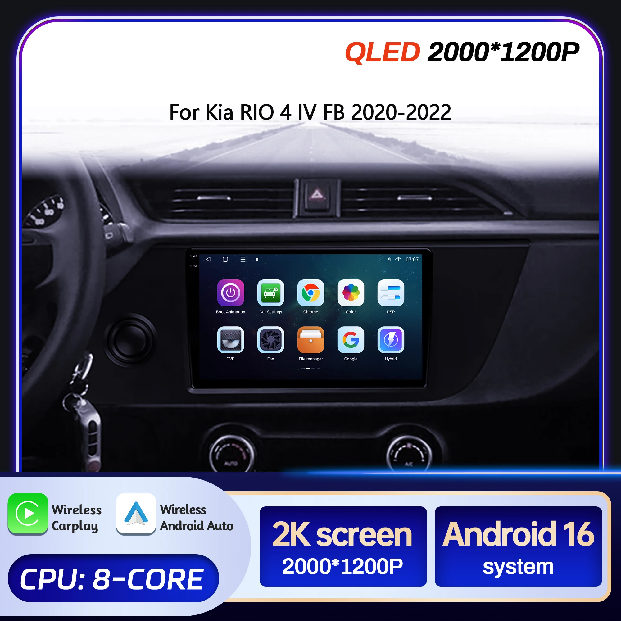 9" Car Radio For Ki…