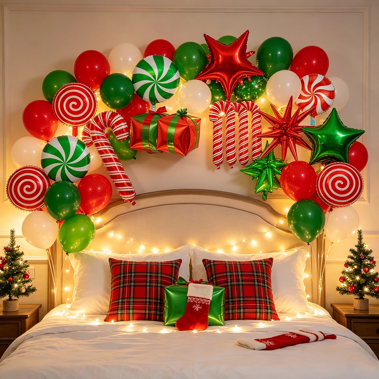 Christmas Foil Balloon Set Chr - Eve Party ulasan dan harga