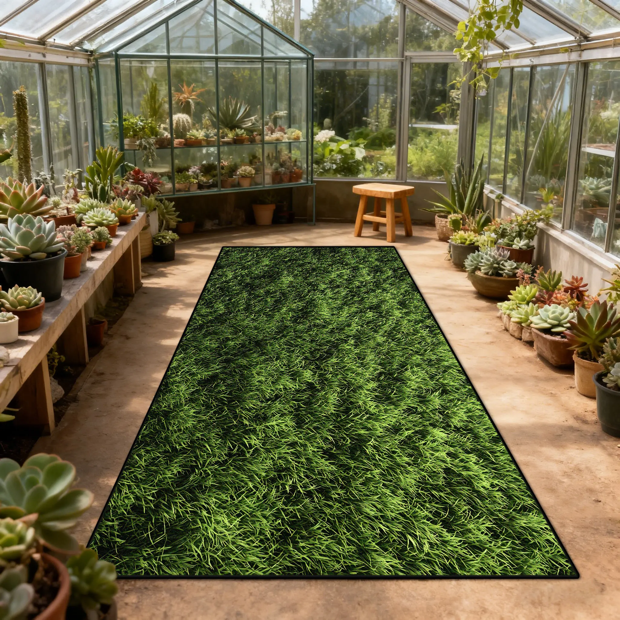 Modern 3D Antiskid Tea Room Tatami Mat Decoration Garden Living Room Easy Clean Soft Carpet Foldable Lint-free Fashion Sofa Rug