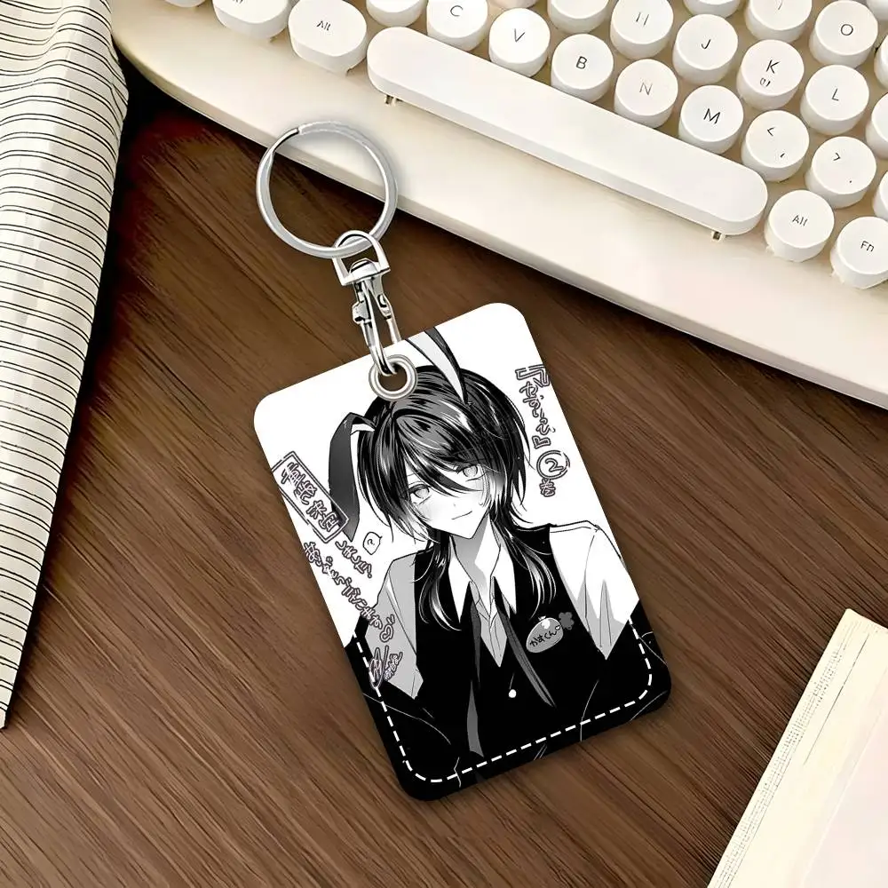 1 Stück Anime Kasurich Kartenetui Schlüsselanhänger Zugangskarten-Tasche Schlüsselanhänger Leder-Kartenhalter Schlüsselring – Detail 12