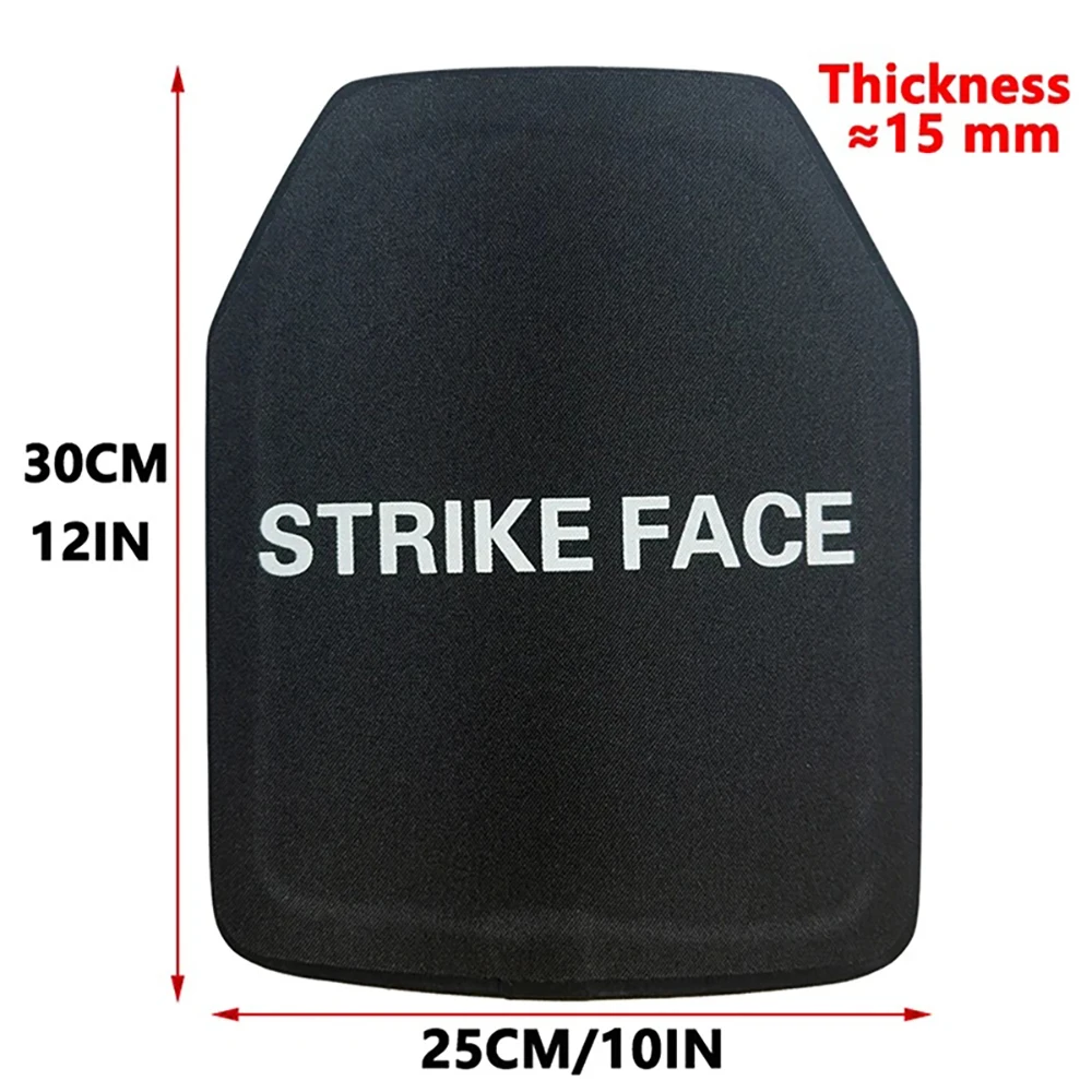 NIJ III Level Pure PE Bulletproof Plate Level 3 Bulletproof Plate Backpack Bulletproof Vest 25X30CM Tactical Plug Plate