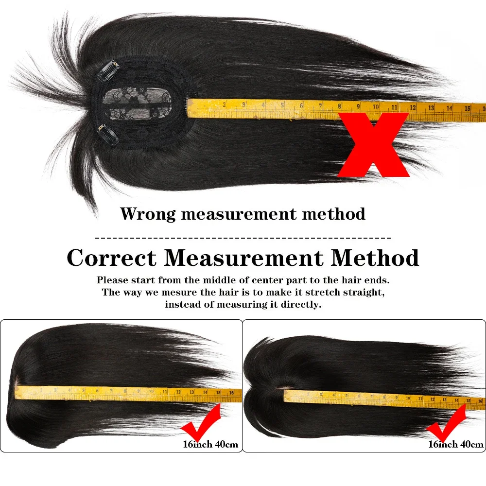 Human hair topper colour guide