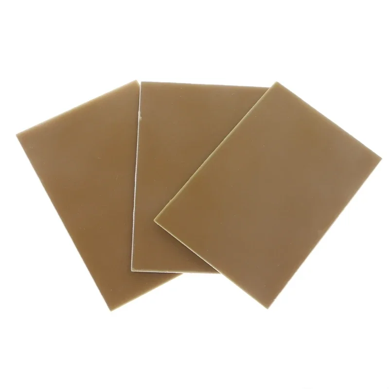 3 Buah Papan Laminasi Berlapis PCB Satu Sisi 10X15Cm FR4 1.5Mm untuk Proje DIY