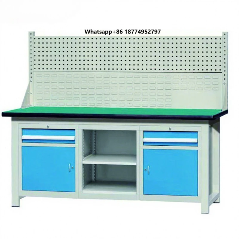 Detall Industrial Wood Workbench with Heavy Duty Support Engine Core Multifunctional ESD Protection