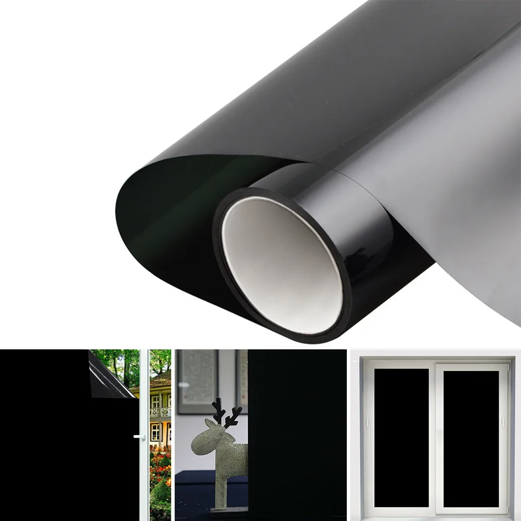 

Static Electricity Film Privacy Tint Blackout Cover Blocks Light and Enhances Privacy Easy Application and Removal