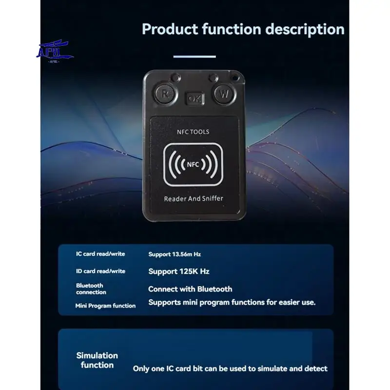 

AF91-RFID Opens Access Control Systems NFC Reader And Sniffer RFID Emulator Chameleon RFID Reader Writer Idic Copier