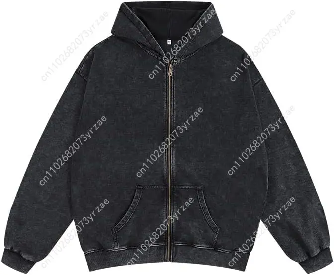 

Толстовка с капюшоном в стиле ретро, супер мягкая толстовка, мужская и женская толстовка на молнии, модные удобные дышащие винтажные топы для пар