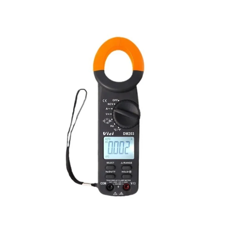 DM202 Pocket clamp meter, digital multifunctional clamp multimeter, 600A AC ammeter  DM203 DM204