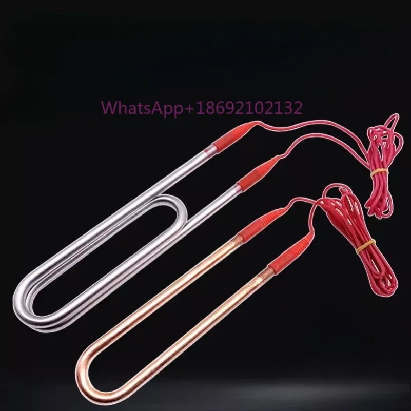High Power Immersion Water Heater 220V Submersible Stainless Steel Copper Heating Rod for Pool Tank Boiler Use