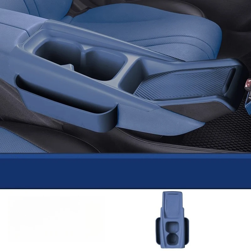 Full-Cover Silicone Console Mat Set for ​​BYD Seagull – Wireless Charging Pad Protector + Cup Holder Inserts Car Accessories