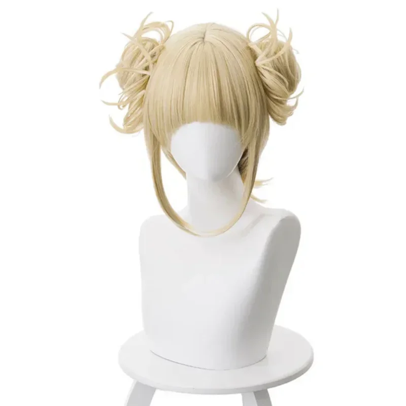 Boku No Hero Academia Cross My Body شعر مستعار اصطناعي كوسبلاي My Himiko Toga حفلة لعب الأدوار الباروكات MN7