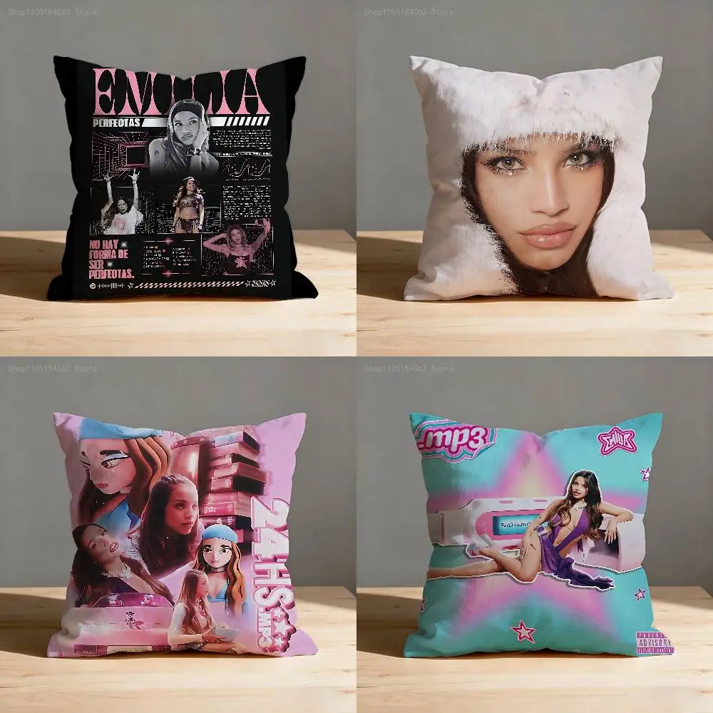 

E-Emilia M-Mernes MP3 Pillow Case For Sofa Decor Car Office Room Printing Cushion Cover Decorations and Protector