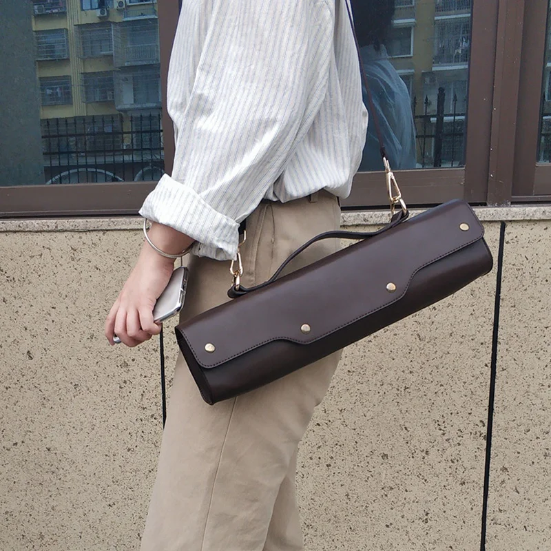 Flute Bag Flute Case Portable Waterproof Flute Storage Bag Adjustable Shoulder Strap Musical Protection Accessories-FS