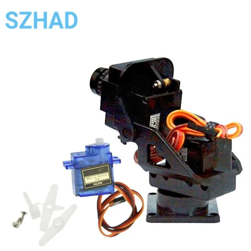 Servo bracket PT Pan/Tilt Camera Platform Anti-Vibration Camera Mount for Aircraft FPV dedicated nylon PTZ for 9G SG90