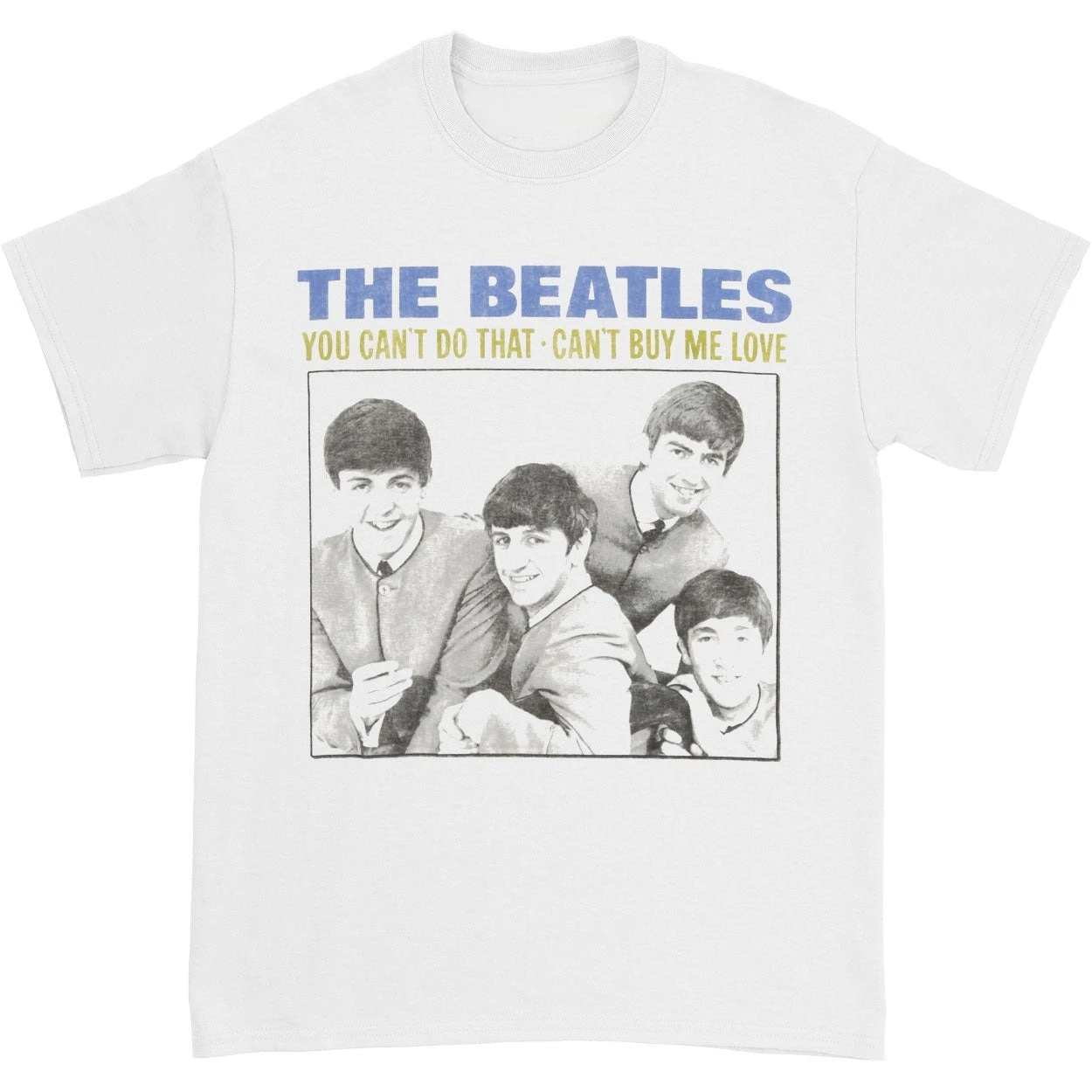 Beatles Tou Can T Do That Camiseta holgada de manga corta con estampado gráfico para hombres y mujeres, ropa informal de lujo durante todo el año