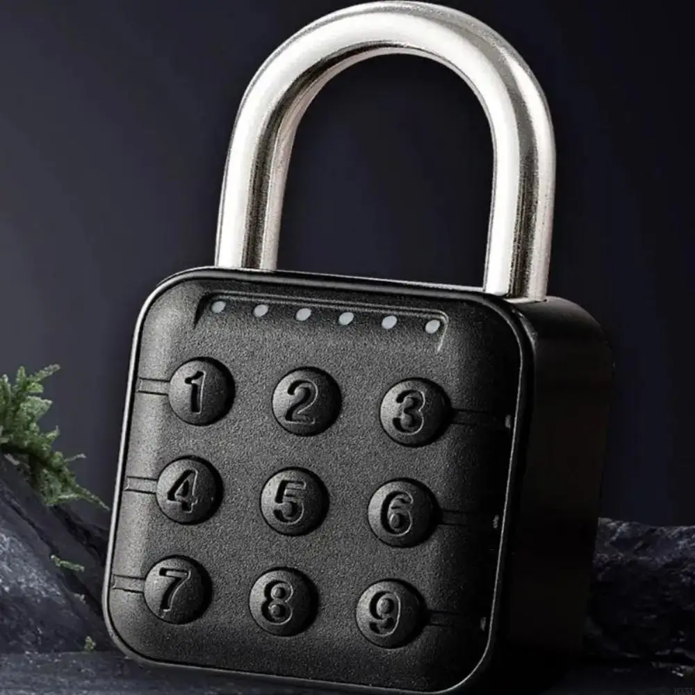 Portable Keyless Fingerprint Lock Anti-theft Intelligent Safety Smart Padlock Zinc Alloy Waterproof Electronic Door Lock Home