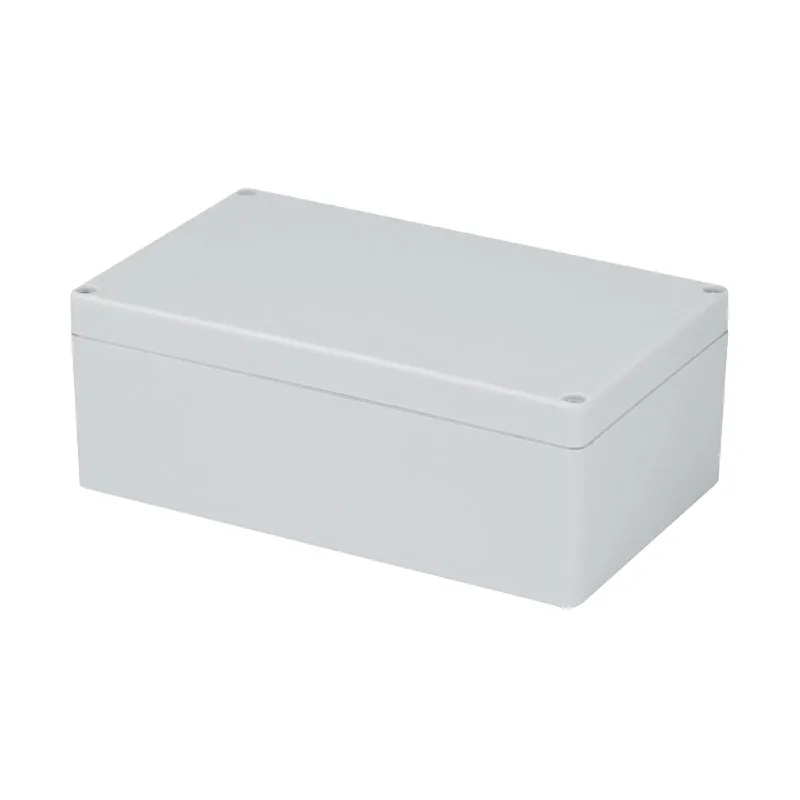 Caja de terminales de plástico impermeable, material ABS tipo F, Ip67, monitoreo al aire libre, botón de encendido, caja de conexiones, nuevo